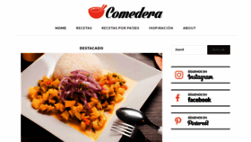 What Comedera.com website looked like in 2021 (2 years ago)