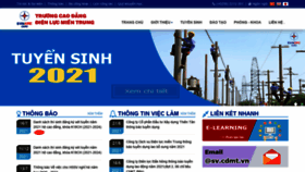 What Cdmt.vn website looked like in 2021 (3 years ago)