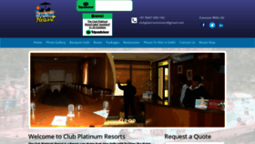 What Clubplatinumresorts.com website looked like in 2021 (2 years ago)