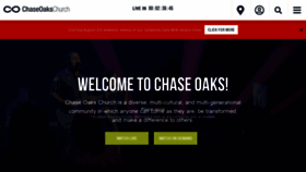 What Chaseoaks.org website looked like in 2021 (2 years ago)
