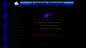 What Cinema-francais.fr website looked like in 2021 (2 years ago)