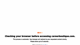 What Careerboutique.com website looked like in 2021 (2 years ago)