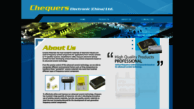 What Chequers-electronic.com website looked like in 2021 (2 years ago)