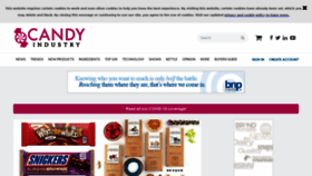What Candyindustry.com website looked like in 2021 (2 years ago)
