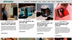 What Comofazerartesanatos.com.br website looked like in 2021 (2 years ago)