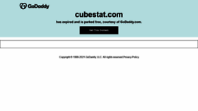 What Cubestat.com website looked like in 2021 (2 years ago)