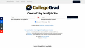What Collegegrad.ca website looked like in 2021 (2 years ago)