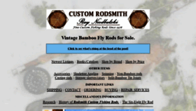 What Customrodsmith.com website looked like in 2021 (2 years ago)