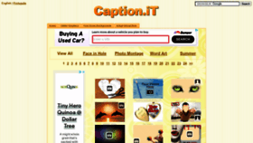 What Caption.it website looked like in 2021 (2 years ago)