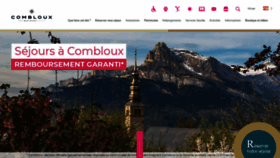What Combloux.com website looked like in 2021 (2 years ago)