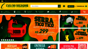 What Casadosoldador.com.br website looked like in 2021 (2 years ago)