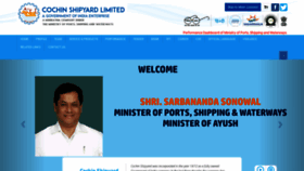 What Cochinshipyard.com website looked like in 2021 (2 years ago)