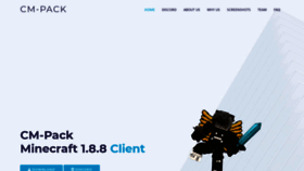 What Cm-pack.pl website looked like in 2021 (3 years ago)