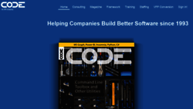 What Codemag.com website looked like in 2021 (2 years ago)