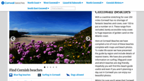 What Cornwall-beaches.co.uk website looked like in 2021 (2 years ago)