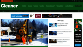 What Cleaner.com website looked like in 2021 (3 years ago)