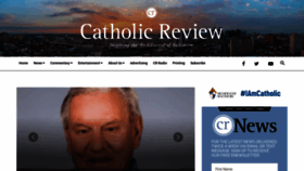 What Catholicreview.org website looked like in 2021 (2 years ago)