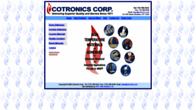 What Cotronics.com website looked like in 2021 (2 years ago)
