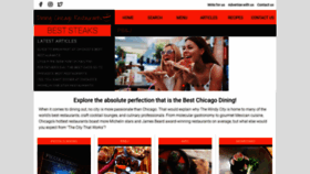 What Chicagosbestrestaurant.com website looked like in 2021 (2 years ago)