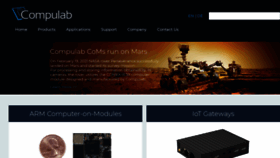 What Compulab.com website looked like in 2021 (2 years ago)