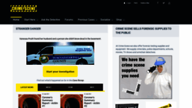 What Crimescene.com website looked like in 2021 (2 years ago)