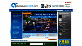 What Chooseyourevent.com website looked like in 2021 (2 years ago)