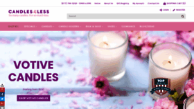 What Candles4less.com website looked like in 2021 (2 years ago)