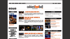 What Cahiersdufootball.net website looked like in 2021 (2 years ago)