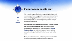 What Caminobrowser.org website looked like in 2021 (2 years ago)