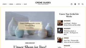 What Cremeguides.com website looked like in 2021 (3 years ago)