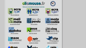 What Clicmouse.fr website looked like in 2021 (2 years ago)