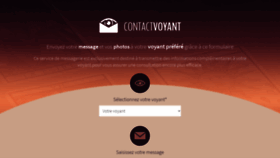 What Contact-voyant.fr website looked like in 2021 (2 years ago)