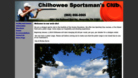 What Chilhoweesportsmansclub.com website looked like in 2021 (2 years ago)