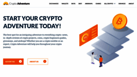 What Cryptoadventure.org website looked like in 2021 (2 years ago)