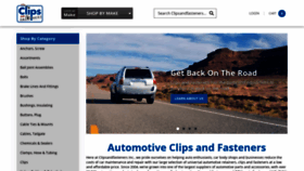 What Clipsandfasteners.com website looked like in 2021 (3 years ago)