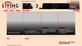 What Casopisliving.cz website looked like in 2021 (2 years ago)