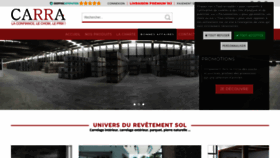 What Carra-carrelage.fr website looked like in 2021 (2 years ago)