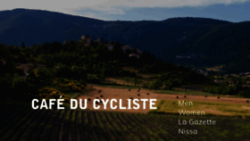 What Cafeducycliste.com website looked like in 2021 (2 years ago)