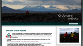 What Cycletourer.co.uk website looked like in 2021 (2 years ago)