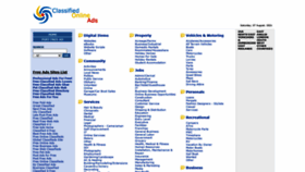 What Classifiedonlineads.net website looked like in 2021 (5 years ago)
