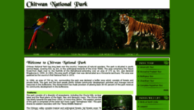 What Chitwannationalpark.net website looked like in 2021 (2 years ago)