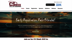 What Csweek.org website looked like in 2021 (2 years ago)