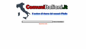 What Comuniitaliani.it website looked like in 2021 (3 years ago)