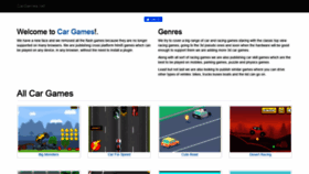 What Cargames.net website looked like in 2021 (2 years ago)