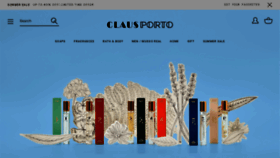What Clausporto.com website looked like in 2021 (2 years ago)