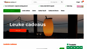 What Cadeau-cadeau.nl website looked like in 2021 (2 years ago)