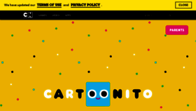 What Cartoonito.com website looked like in 2021 (2 years ago)