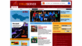 What Cykloserver.cz website looked like in 2021 (2 years ago)