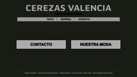 What Cerezasvalencia.com website looked like in 2021 (2 years ago)