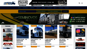What Caminhoesecarretas.com.br website looked like in 2021 (2 years ago)